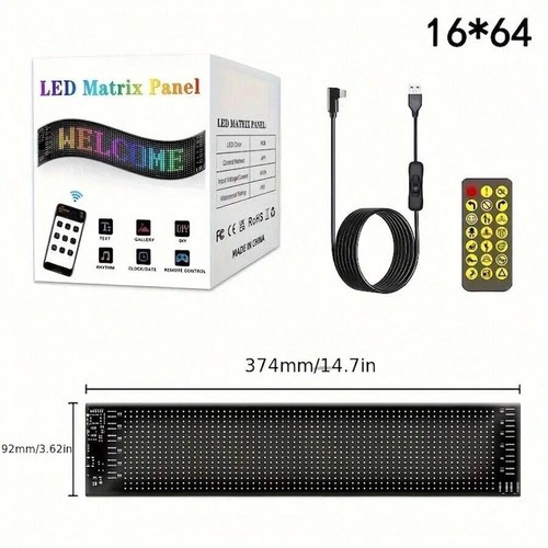 JOYIN-Devil's Eye LED Matrix Pixel Panel - Programmable Flexible LED Display For