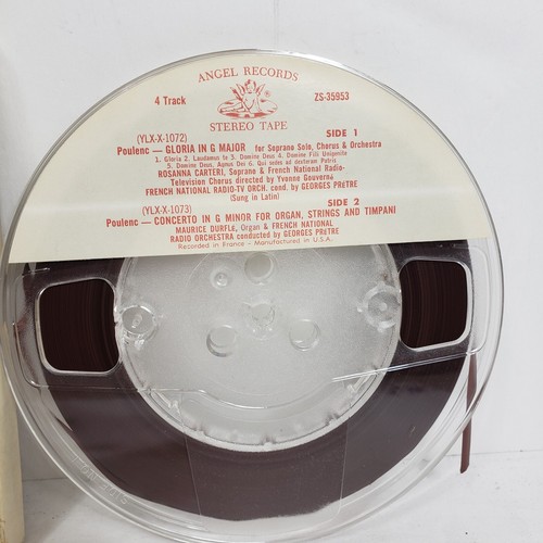 4 TRACK 7 1/2 REEL TO REEL FRANCIS POULENC GLORIA/CONCERTO FOR ORG ZS-35953 - Picture 2 of 7