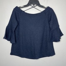 Banana Republic Off-Shoulder Floral Striped Bell-Sleeve Top — listing 6