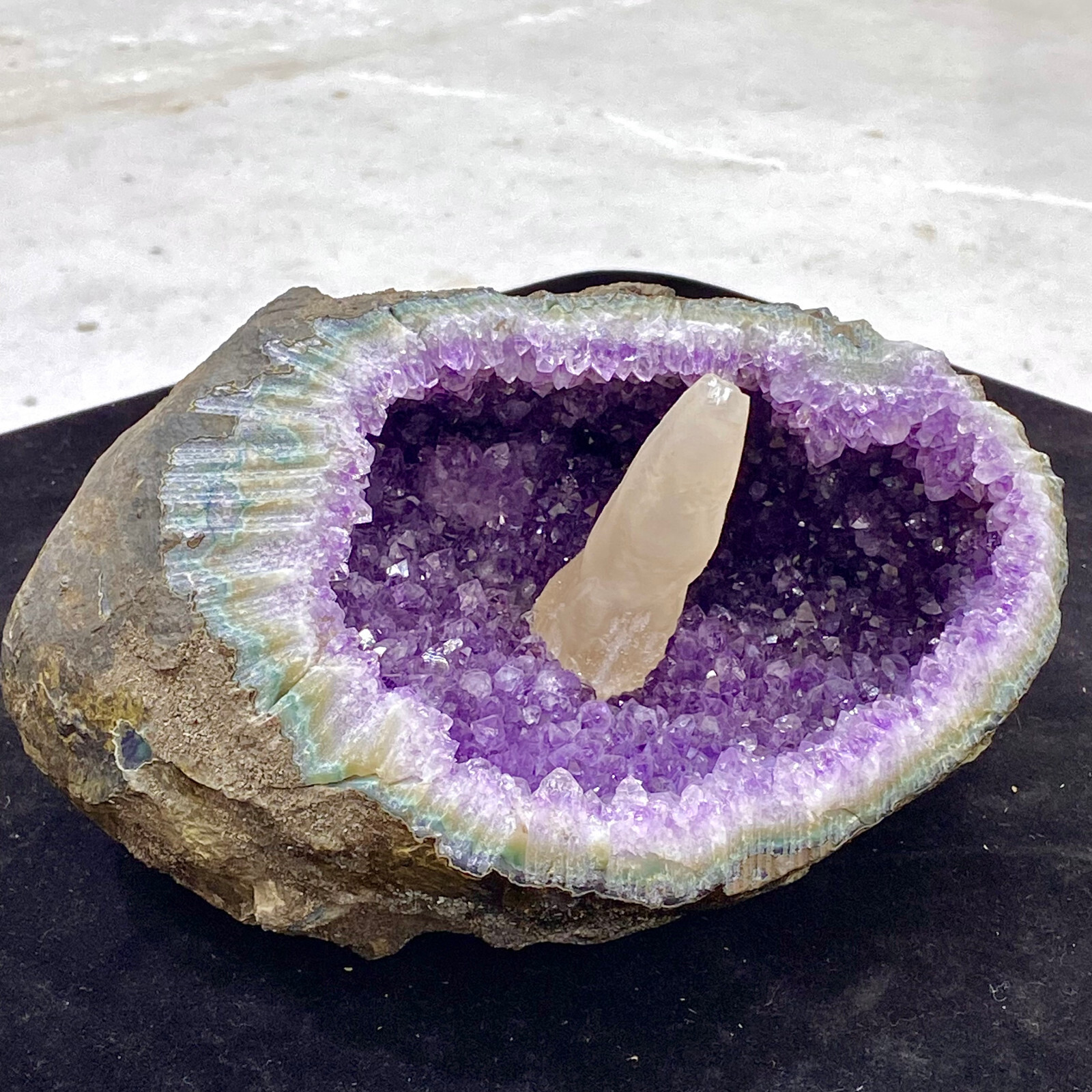 8.94LB Natural Amethyst Crystal Cave Quartz Cluster Specimen