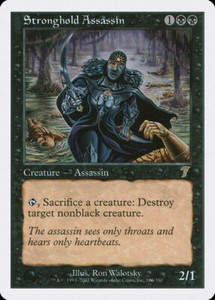 MTG Magic the Gathering Stronghold Assassin (166/354) Seventh Edition LP