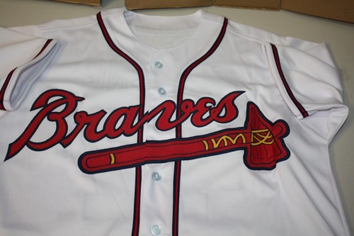 ATLANTA BRAVES TOM GLAVINE #47 SIGNED AUTOGRAPHED Braves White JERSEY JSA HOF - Picture 3 of 3