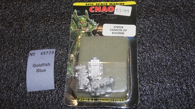 Games Workshop Epic 40k Cannon of Khorne Neu in OVP 1993 40000 Armageddon New Cannons