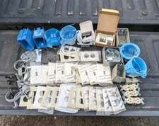 Light Switch Covers, Outlets, Boxes, Clamps, Mounts Electrical Hardware Supplies