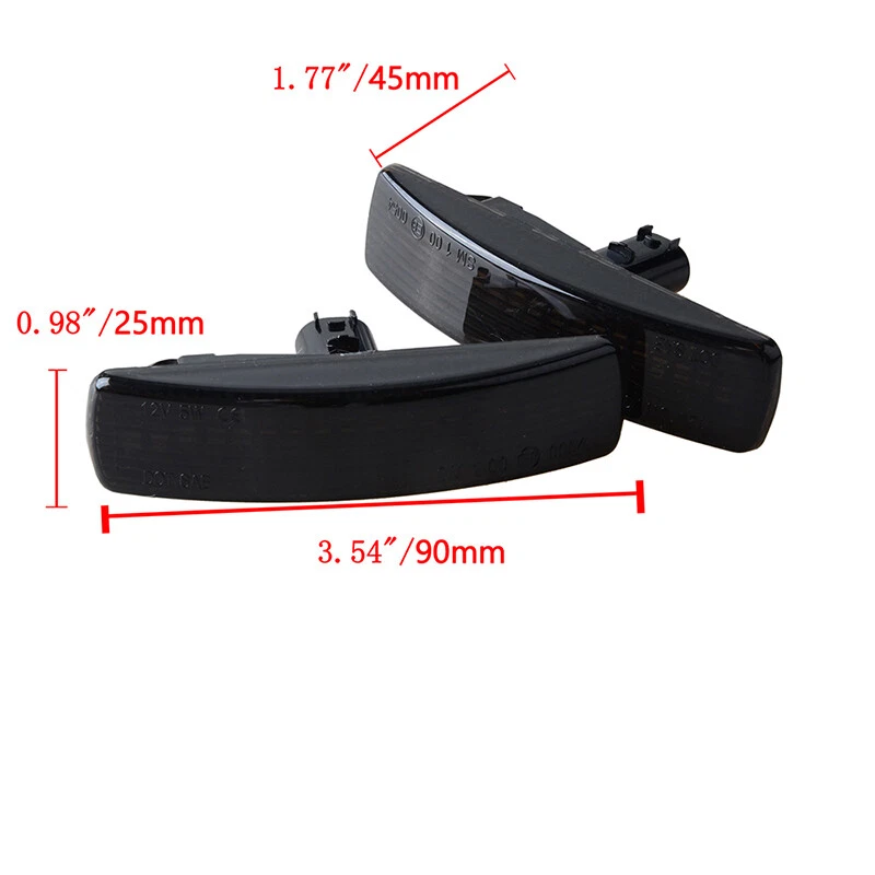 Дымчатые желтые светодиодные габаритные огни для 06–2013 Land Rover Range Rover Sport L320 - Изображение 2 из 4