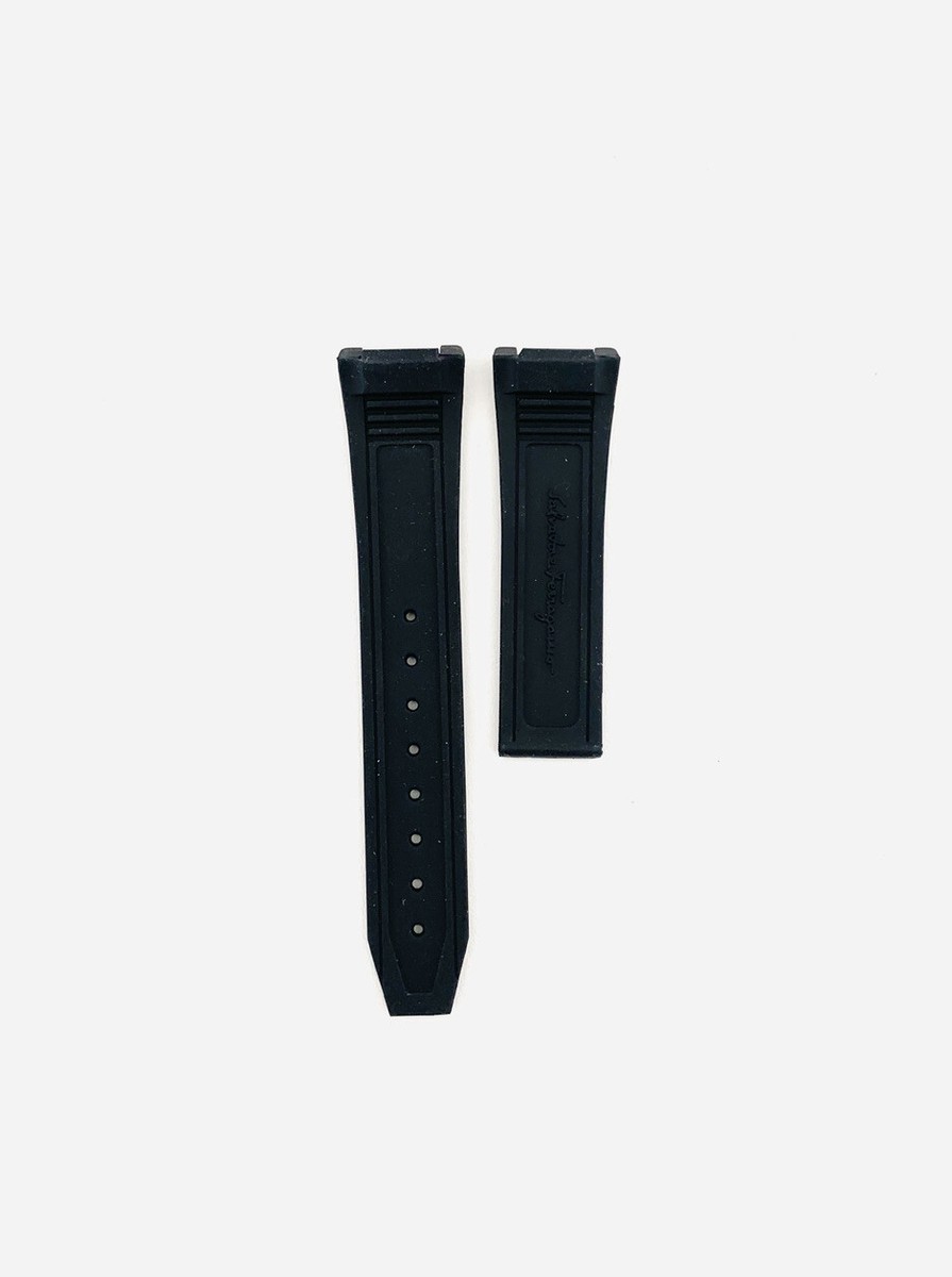 Salvatore Ferragamo Watch Strap FIG02, Black Rubber , Women Salvatore Ferragamo Watch Strap FIG02, Black Rubber , Women