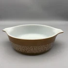 Pyrex 471-B Woodland Brown Casserole Bowl VINTAGE Mid Century Modern MCM 1960