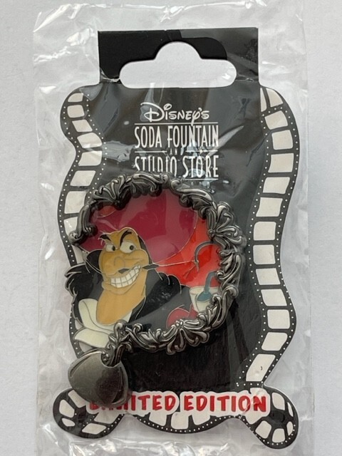 Disney - フックン PETER PAN Villain CAPTAIN HOOK twirling his Mustache Disney