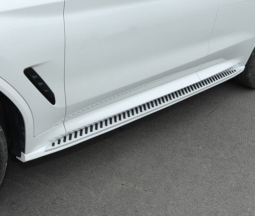 2 piezas estribo apto para BMW X4 G02 2019-2025 escalón lateral barra Nerf blanca - Imagen 8 de 9