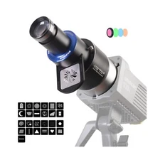 Bowens Mount Projector Attachment,Spotlight Conical Optical Snoot kit for Fla...