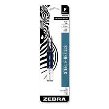 Zebra Refill for F-301, F-301 Ultra, F-402, 301A, Spiral Ballpoint, Fine, Blue,
