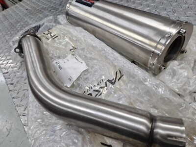 TAKKONI SLIP ON EXHAUST KAWASAKI Z 750 2004-2006 STAINLESS STEEL