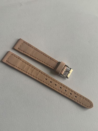 Bracelet De Montre En Cuir Véritable 14mm Bleu - Fabrication Artisanale OnWatch