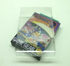 5x SEGA GAME GEAR BOX CIB Clear Plastic Protective Display Protector Sleeve Case