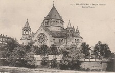 * CPA  AK Strassburg - Synagoge Jewish Temple...