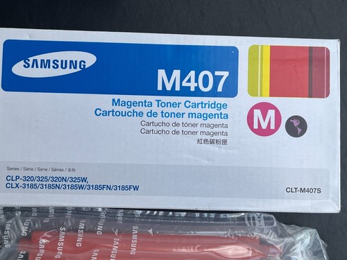 Véritable SAC SCELLÉ BOÎTE OUVERTE cartouches de toner Samsung K407 C407 M407 Y407 + BONUS - Photo 11/21