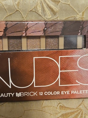 L.A. Girl - NUDES Beauty Brick 12 Color EYE SHADOW Palette -NEW & FREE SHIPPING! - Picture 8 of 10