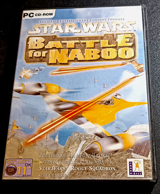 Star Wars Battle for Naboo PC CD Rom Spiel Lucas Arts komplett mit Handbuch