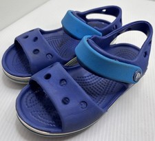 Crocs Crocband Sandals Kids Toddler Cerulean Blue Ocean Size C9 Waterproof