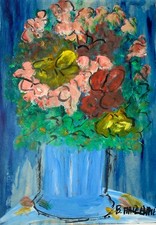 Dipinto ad olio firmato 20th Century Fantastic British Impressionism Art School