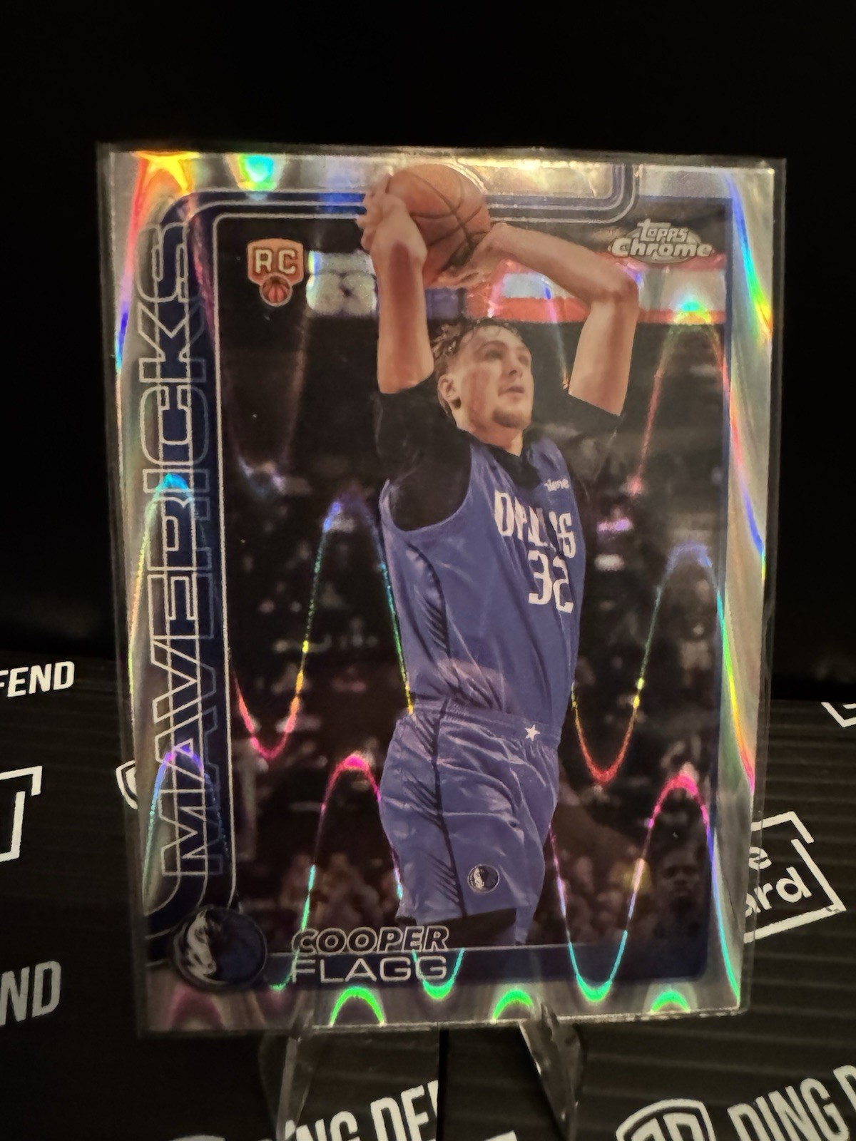 2025-26 Topps Chrome - Cooper Flagg #251 RayWave Refractor (RC) Dallas Mavs