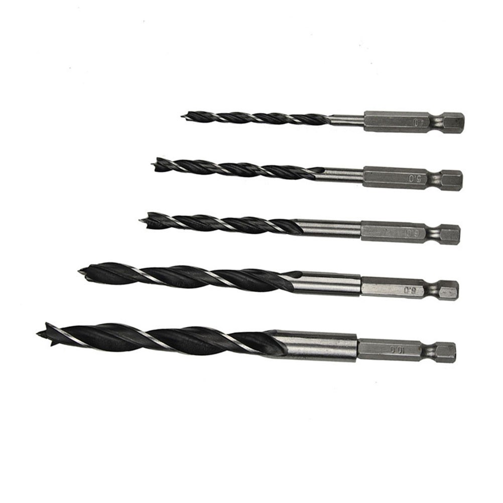 5 Pcs Bit Set Multi-material Drill Bits Efficient Wood Drilling Tool