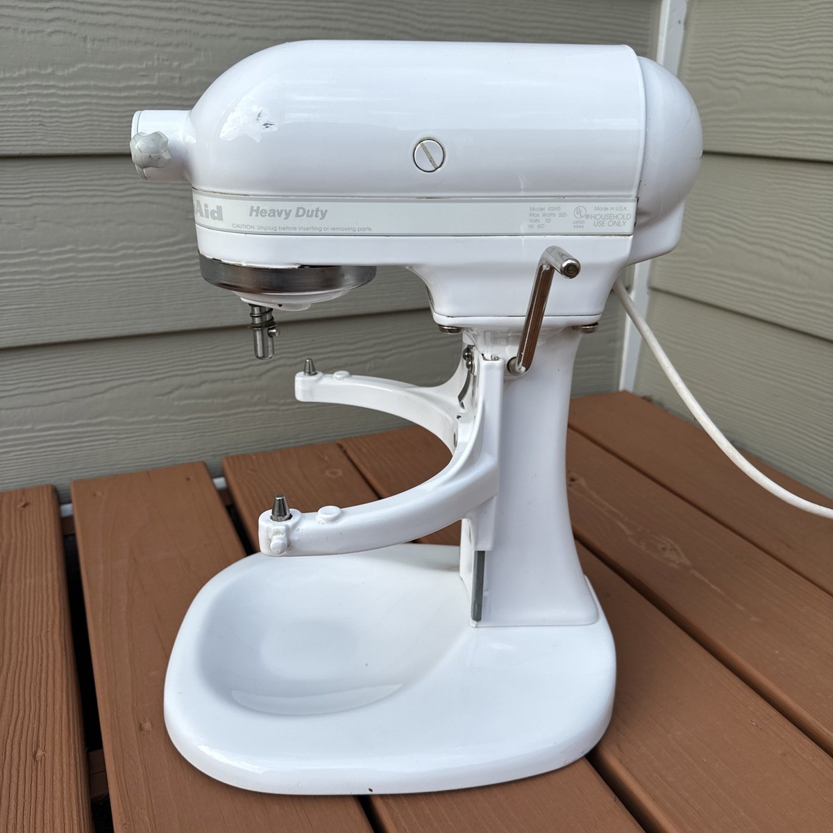 KitchenAid スタンドミキサー ホワイト　ジャンク品　KSM5 Vintage KitchenAid Proline KSM5 White Countertop Stand Mixer