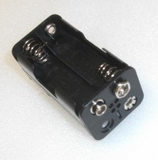 25X BH343-3 BATTERY HOLDER HARD PLASTIC HOUSING 4 X AA STANDARD SNAP CONNECTOR