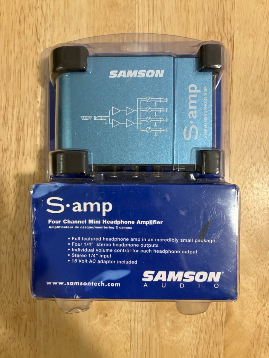 Samson S-amp Stereo Headphone Amplifier Amp | eBay