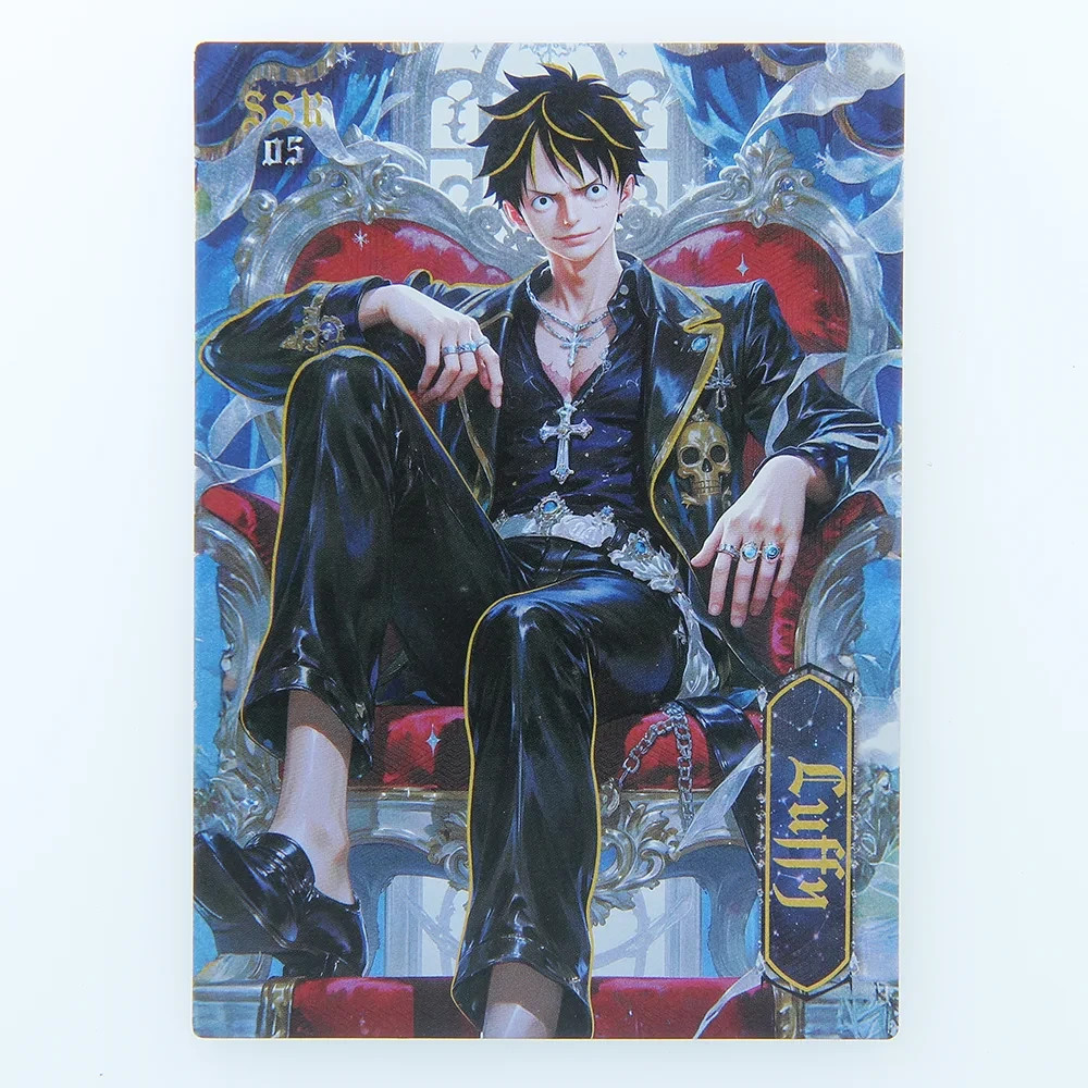 One Piece Monkey D Luffy SSR 05 Foiled Box Hit Thick Trading Card