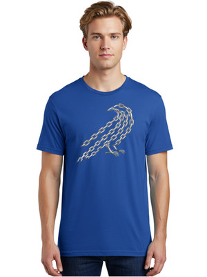 Broken-Chain-4 Mens Graphic Tee, 100% Cotton, Casual Summer Wear