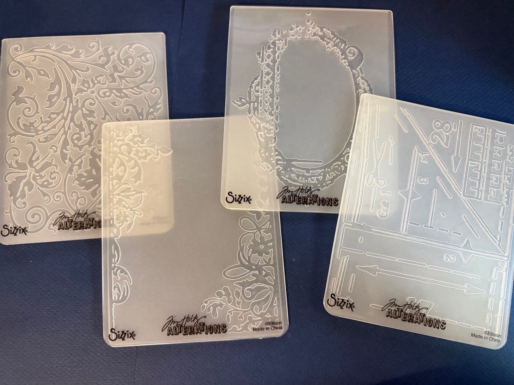 4 - Sizzix Tim Holtz Alterations Embossing Folders Vintage | eBay
