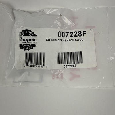 Raypak 007228F Remote Sensor For Lwco New