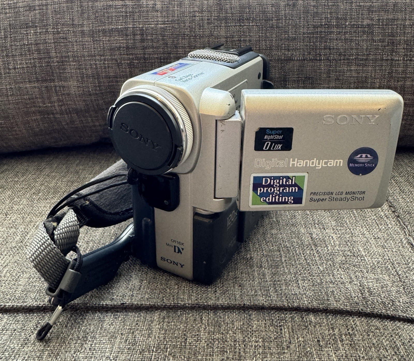 Sony DCR-PC5 MiniDV Camcorder with Carl Zeiss Lens and Accessories – No Battery Included-image