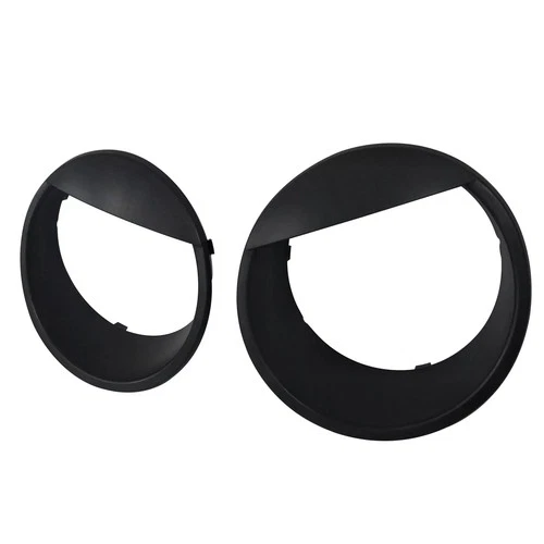 Accessories Headlight Bezels Cover Trim for 2007-17 Jeep JK Wrangler & Unlimited - Picture 2 of 12