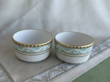 Zwei schöne KPM Berlin Kurland kleine Gewürz-Schälchen in Dekor 26