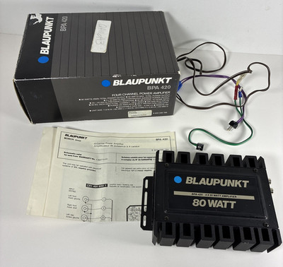 Blaupunkt BPA-420 80 Watt Car Stereo Amplifier 4X20 Watt