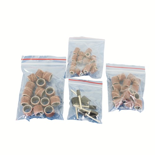 Kit de tambor de lijado TMAX 51p 1/4-3/8-1/2" 60# compatible con herramienta giratoria Dremel - Imagen 2 de 3