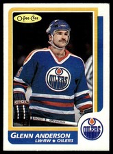 1986-87 O-Pee-Chee Glenn Anderson Edmonton Oilers #80