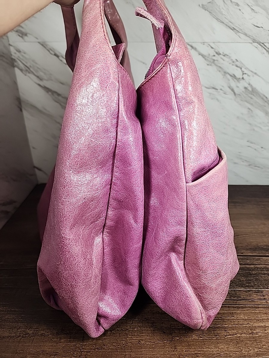 ☆ ~Gianni Chiarini Large Purple Distressed Soft Leather