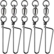 Fishing Tackle, Fishing Swivels with Coastlock Snap, High Strength Stainless ...