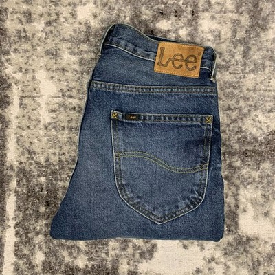 LEE 90s Rider Slim Fit Herren Jeans Hose W30 L34 Blau Denim