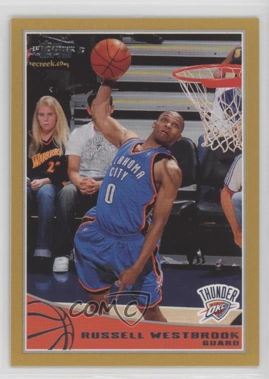 2009-10 Topps Gold 1083/2009 Russell Westbrook #206 8we