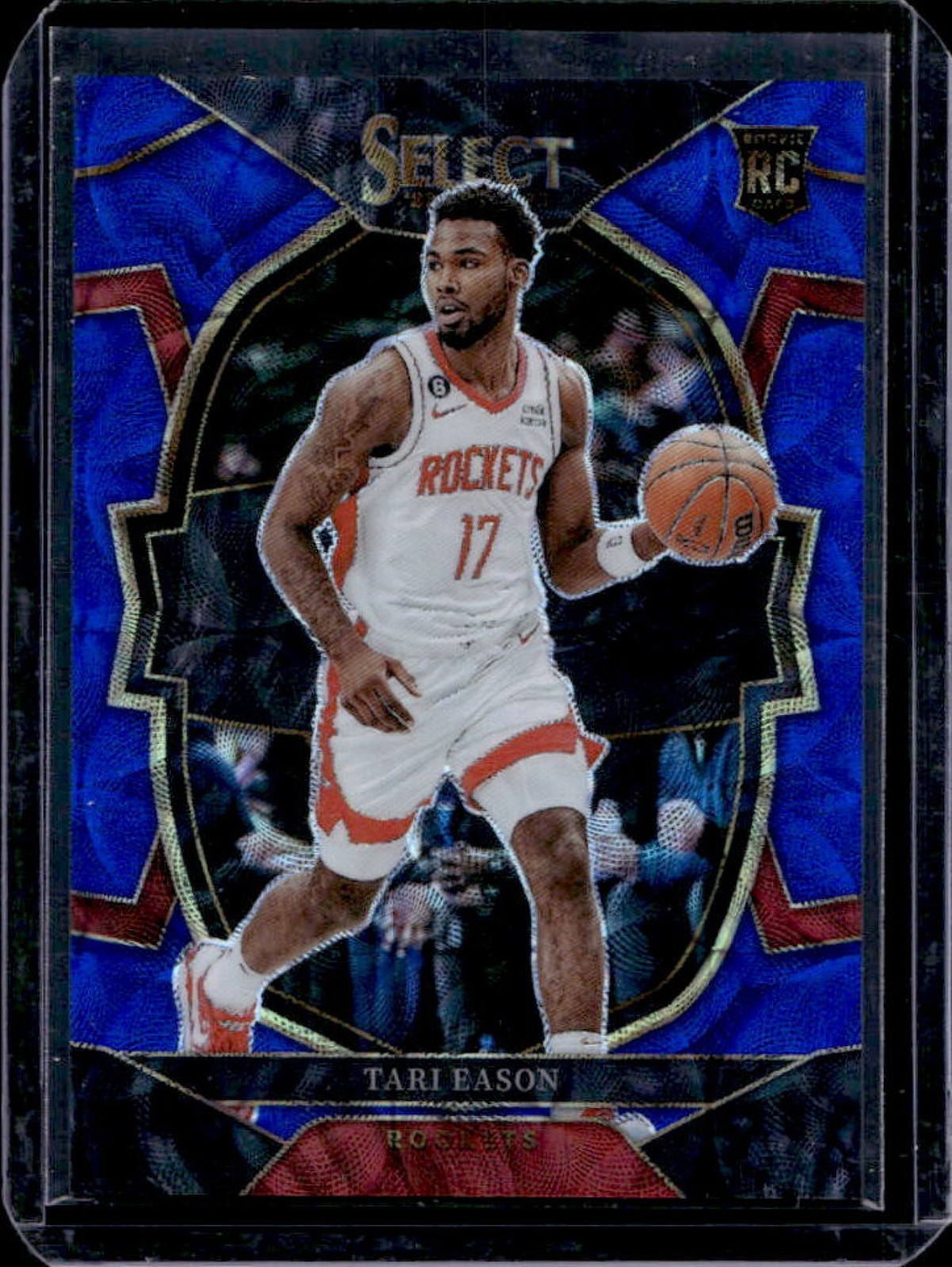 2022-23 Select Tari Eason RC Blue Scope Prizms Concourse #183/249 Rockets