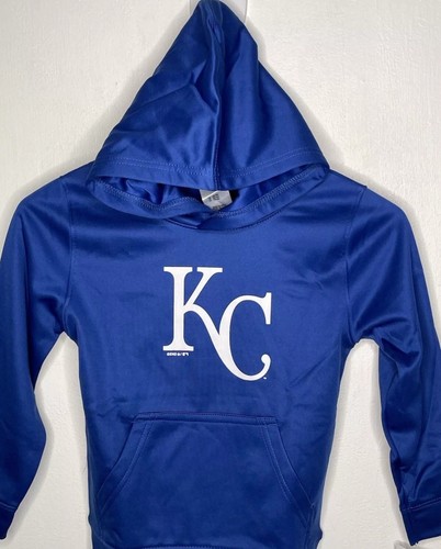 Kansas City Royals Hoodie Boys Size 5-6 Active Pullover Long Sleeve MLB Baseball - Picture 2 of 3