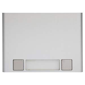 Legrand Bticino Living Light Pulsante Doppio Unipolare 16A - Modulo 1 Pezzo, Colore TECH Grigio Argento
