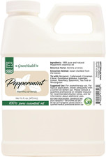 Greenhealth Peppermint Essential Oil   16 Fl Oz  100 Pure  Uncut  Heavy-Duty