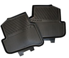 Original Skoda Fabia III (NJ) Gummifußmatten, hinten 6V0061551