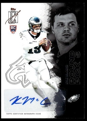 2025 Topps Signature Class Kyle McCord Rookie Auto Philadelphia Eagles #108