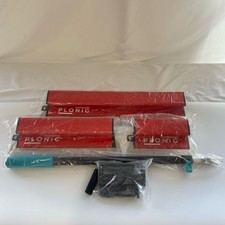 Plonic Skimming Blade Set 10/16/24 + 28-62" Pole, Red/SS